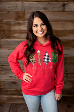 4 Trees Merry Christmas Pullover / Hoodie - Christmas 2020