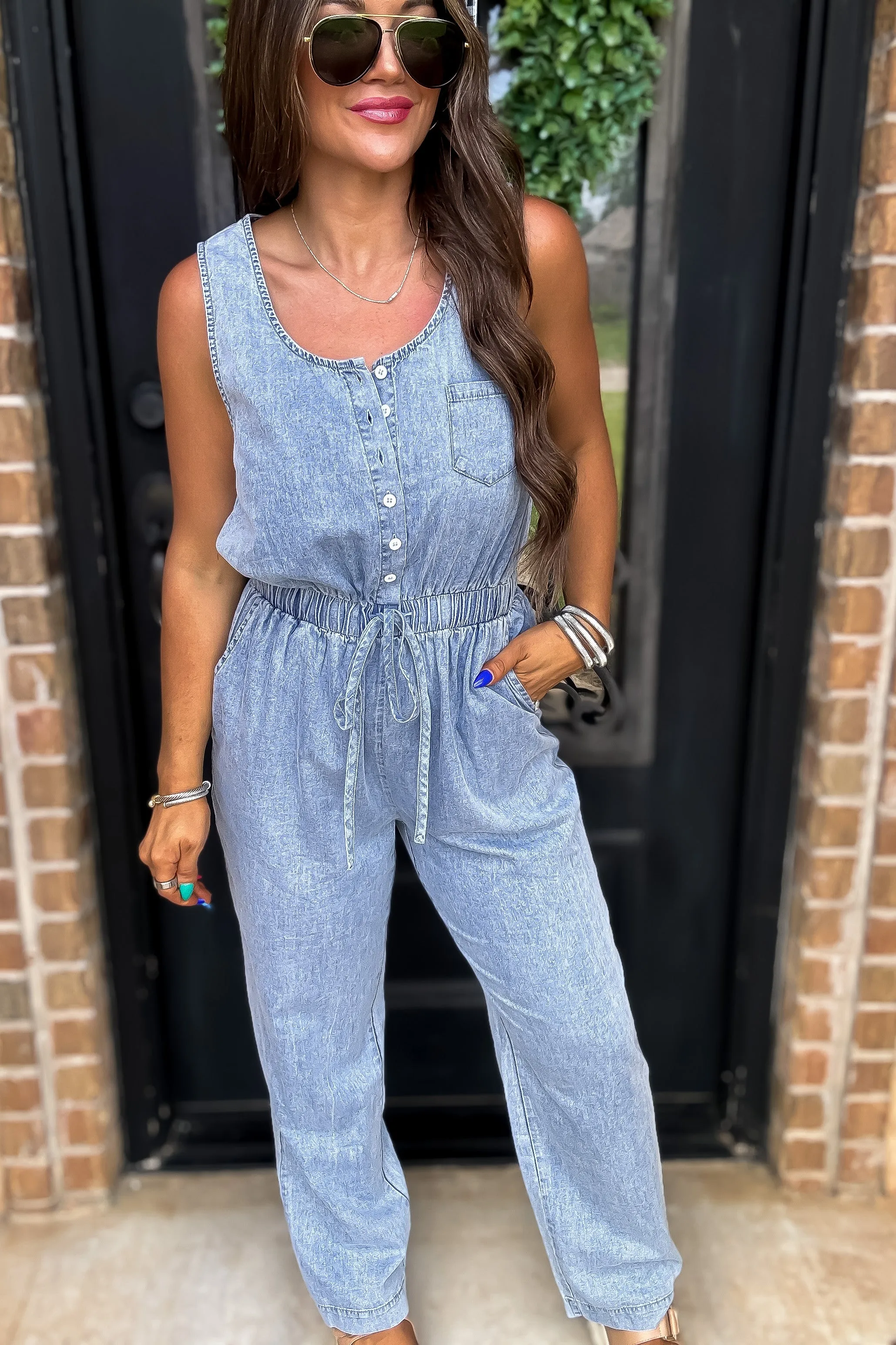 A Forever Favorite Denim Jumpsuit