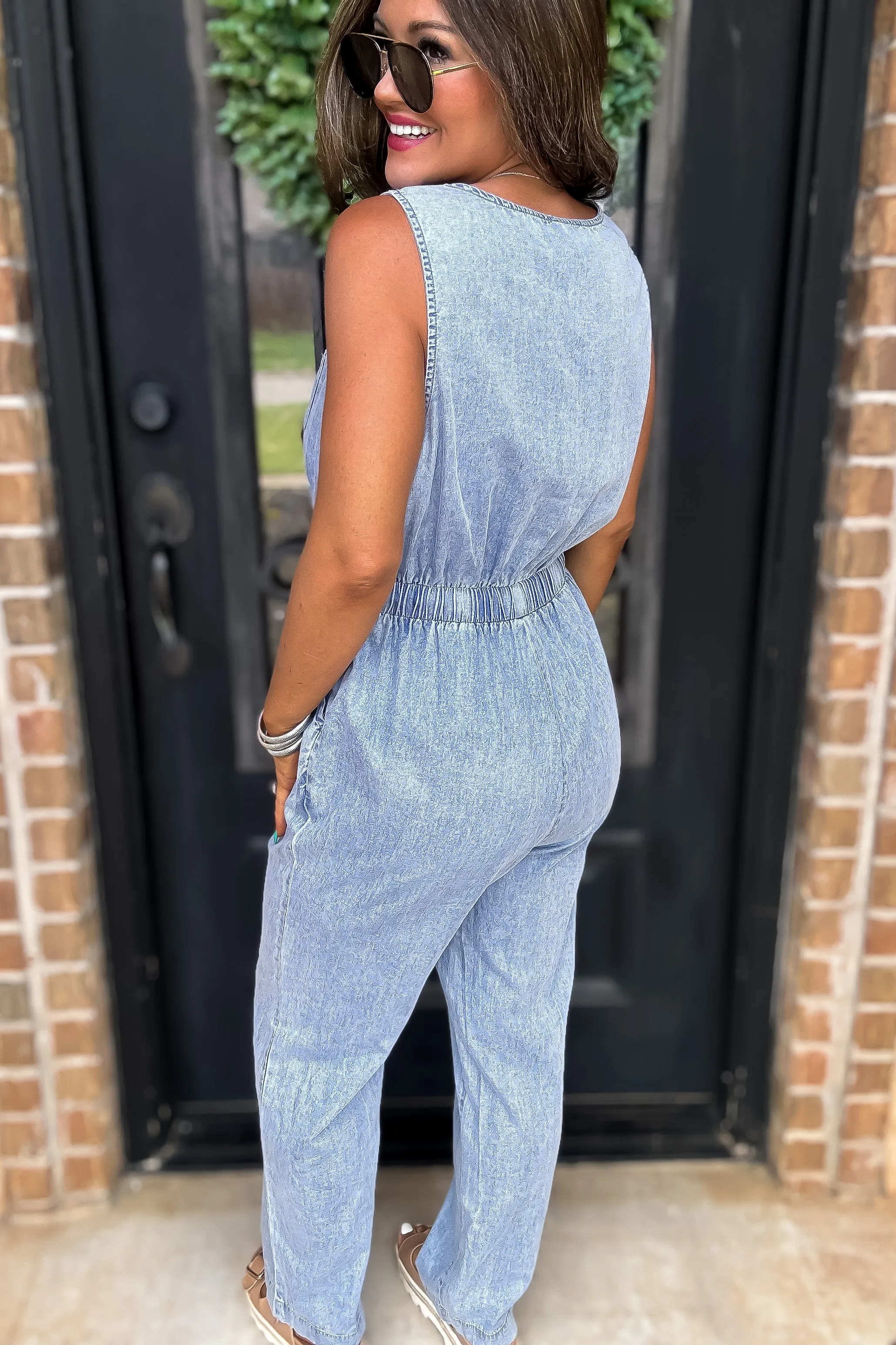 A Forever Favorite Denim Jumpsuit