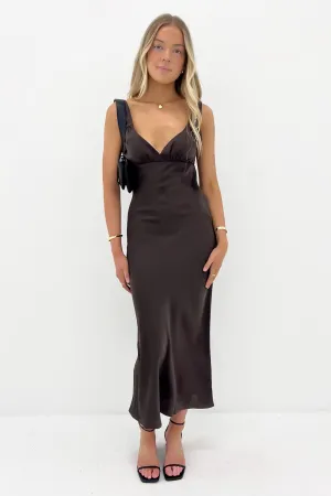 Aire Maxi Dress Brown