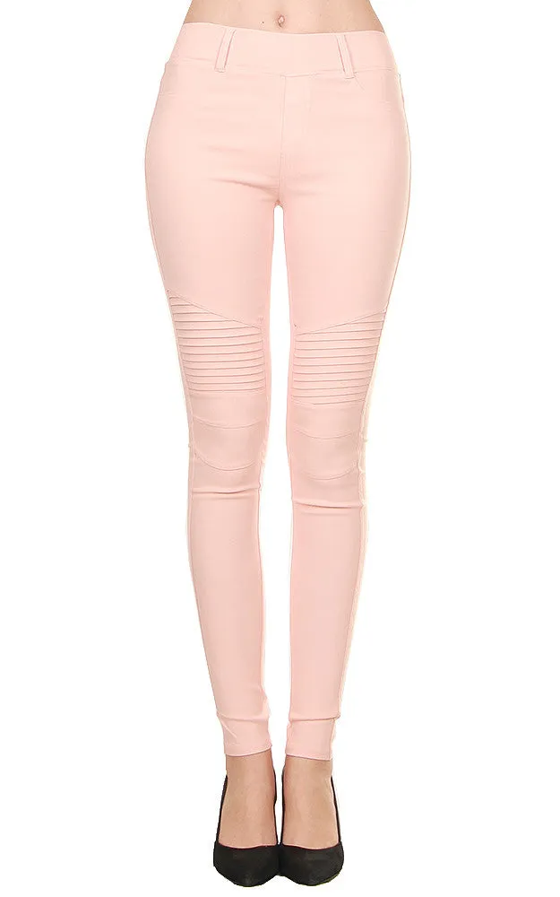 AL16775 Blush Stretch Jeggings