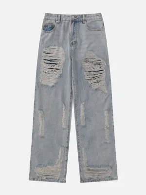 AlanBalen® - Cut Hole Jeans