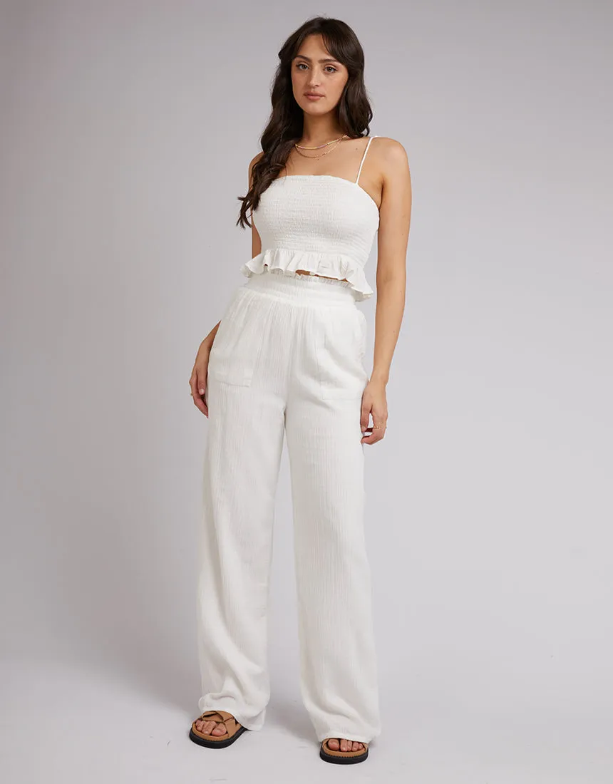 All About Eve Rowie Pant Vintage White