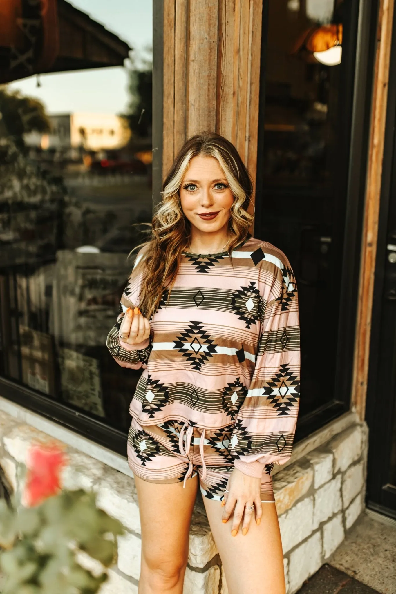 Aztec Loungewear Pajama Set