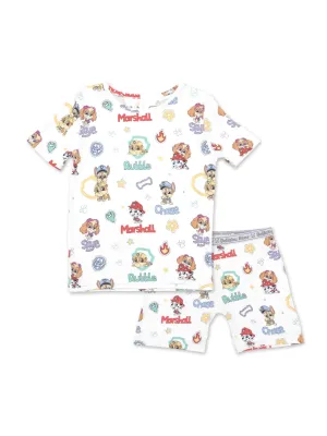 Bellabu Bear 2 piece Short Sleeve w/ Shorts PJ Set - PAW Patrol Playful Pups