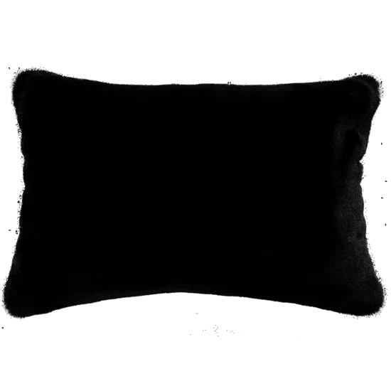 Black Panther Faux Fur Cushion