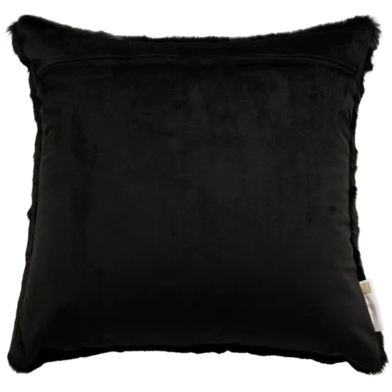 Black Panther Faux Fur Cushion