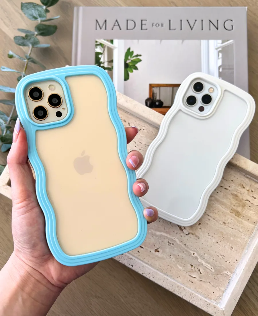 Blue Wavy Phone Case