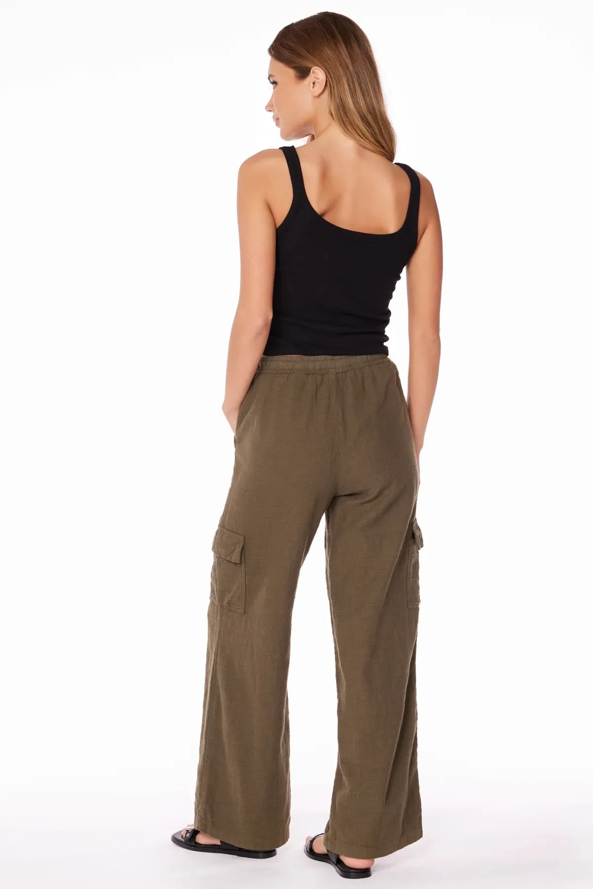 BOBI WIDE LEG CARGO PANT