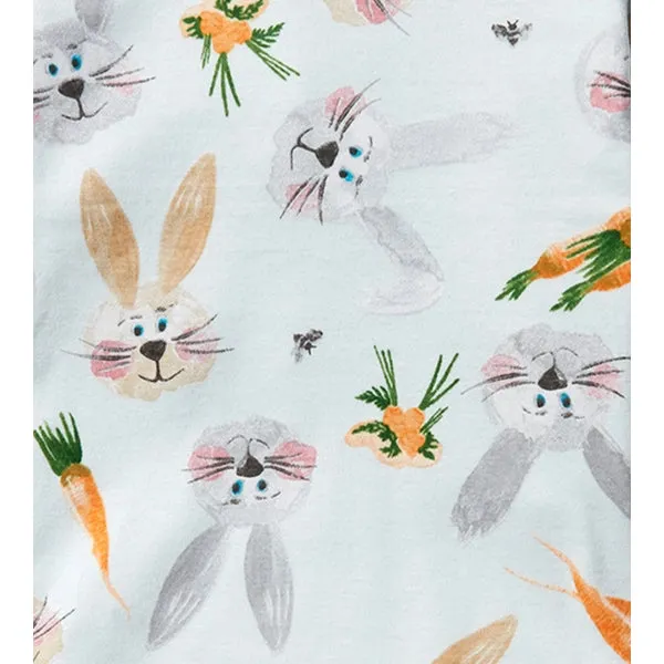 Burt's Bees Organic Two-Piece Pajamas Being a Bunny