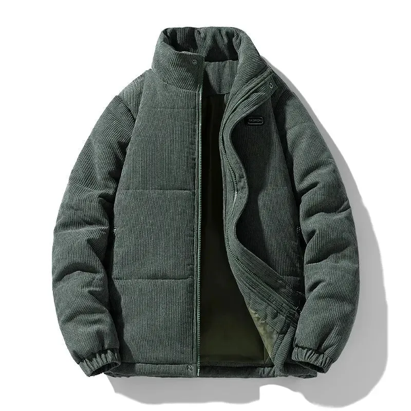 Cotton Coat Winter Men's Stand-up Collar Thermal Windproof Jacket