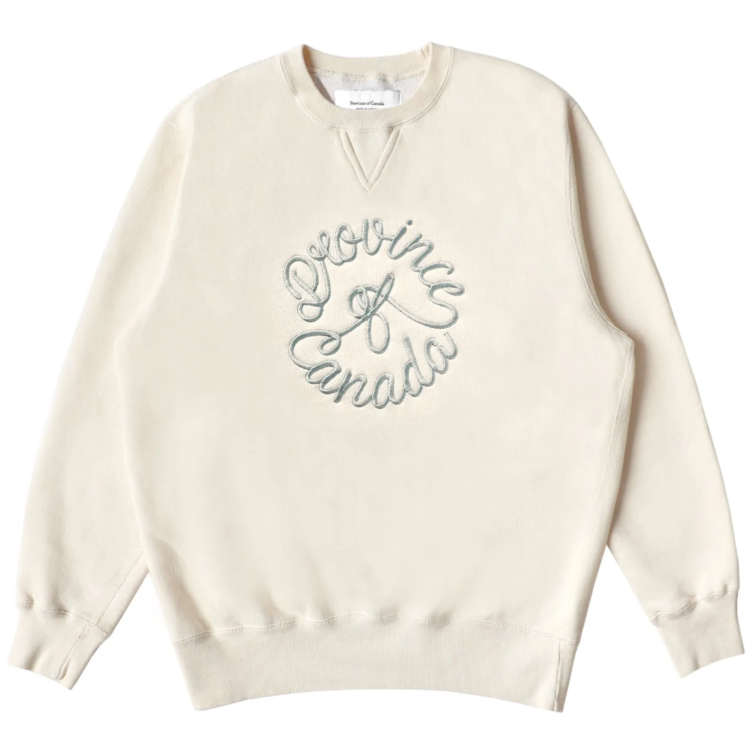 Crest Fleece Sweatshirt Cream - Unisex