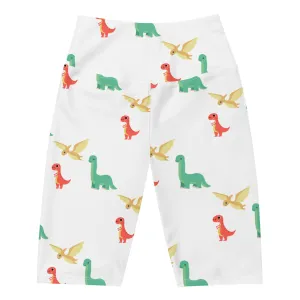 Cute Dinos Yoga Swim Biker Shorts