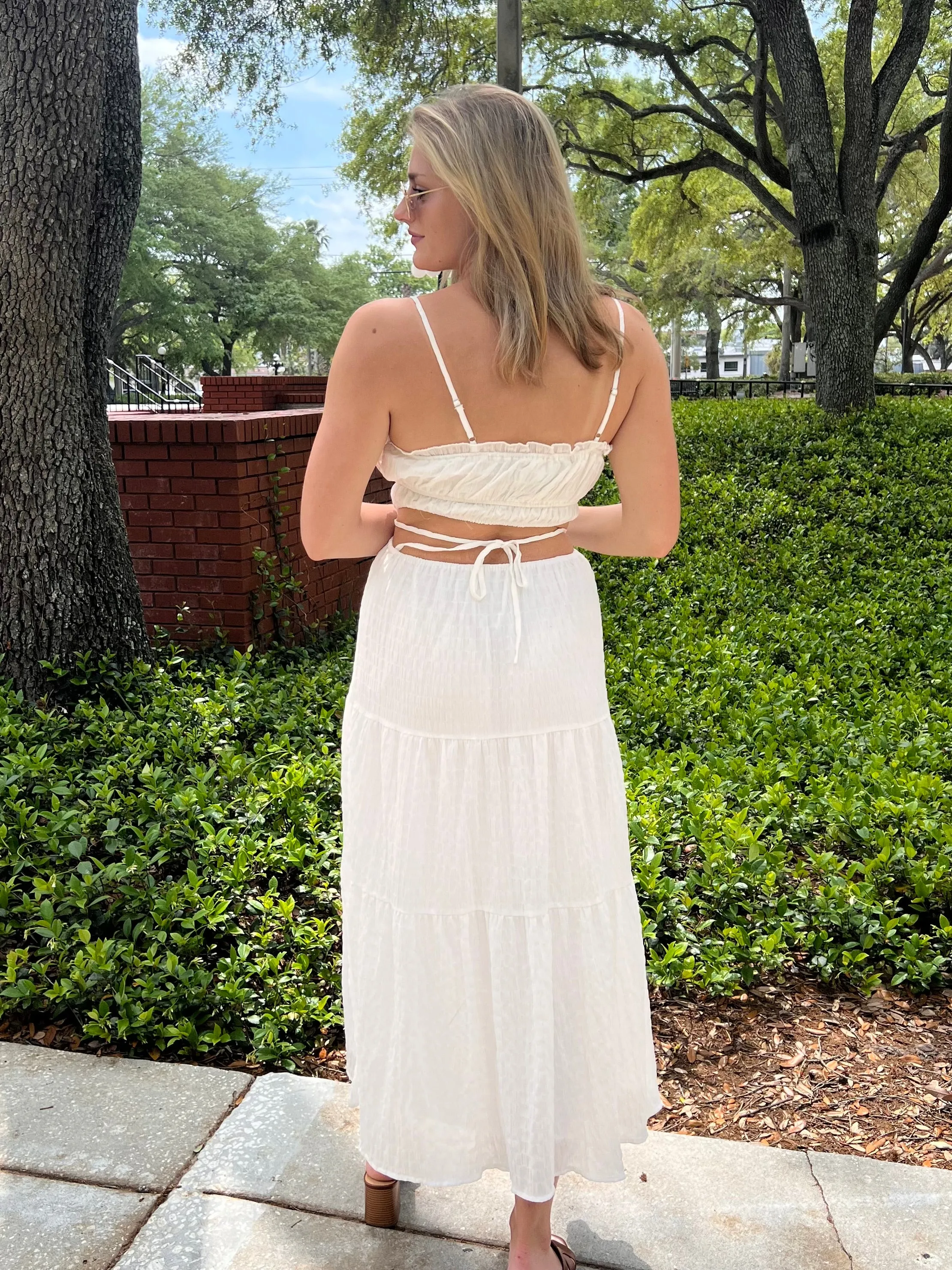 DANIELLE MAXI DRESS IN WHITE