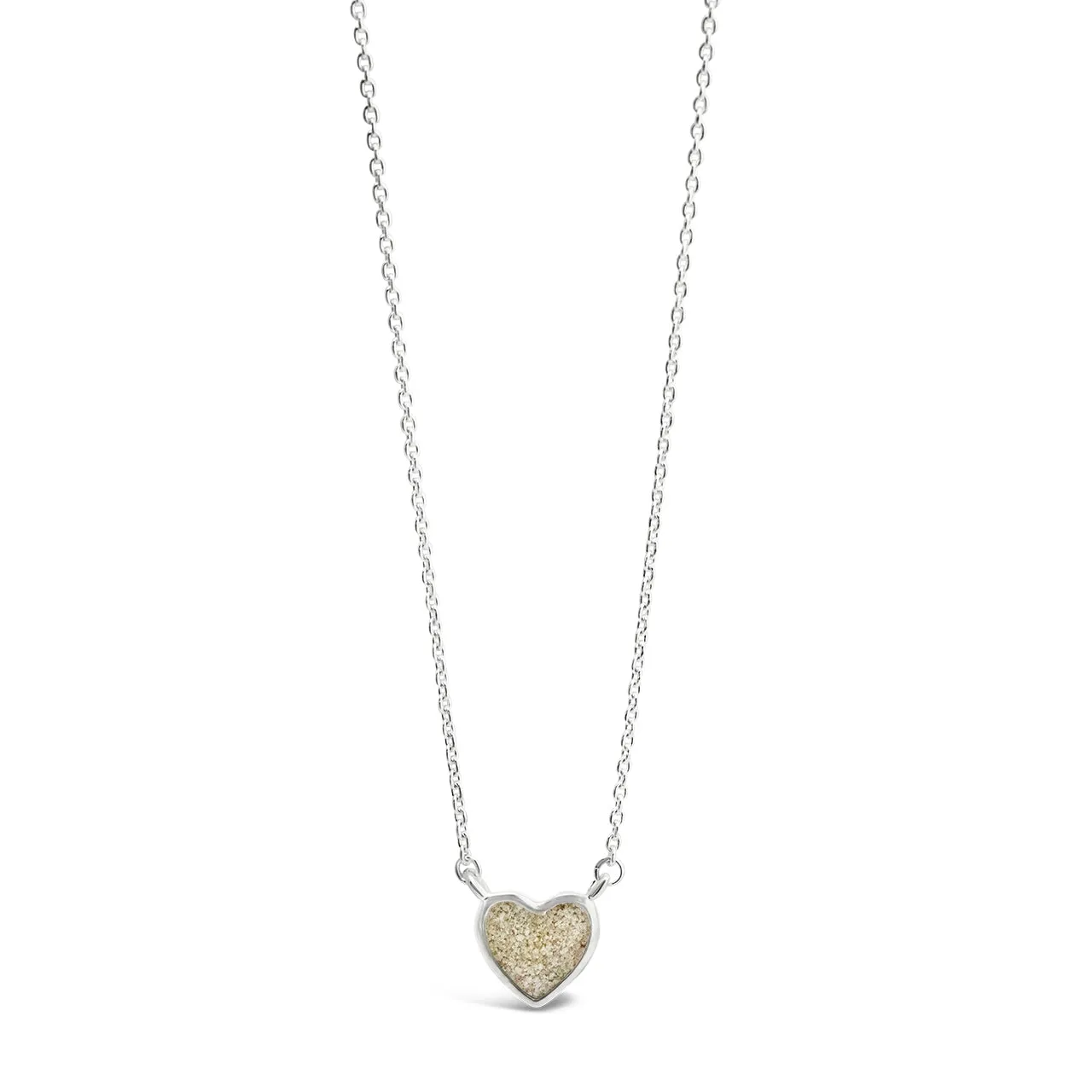 Delicate Dune Heart Necklace