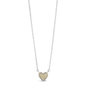 Delicate Dune Heart Necklace