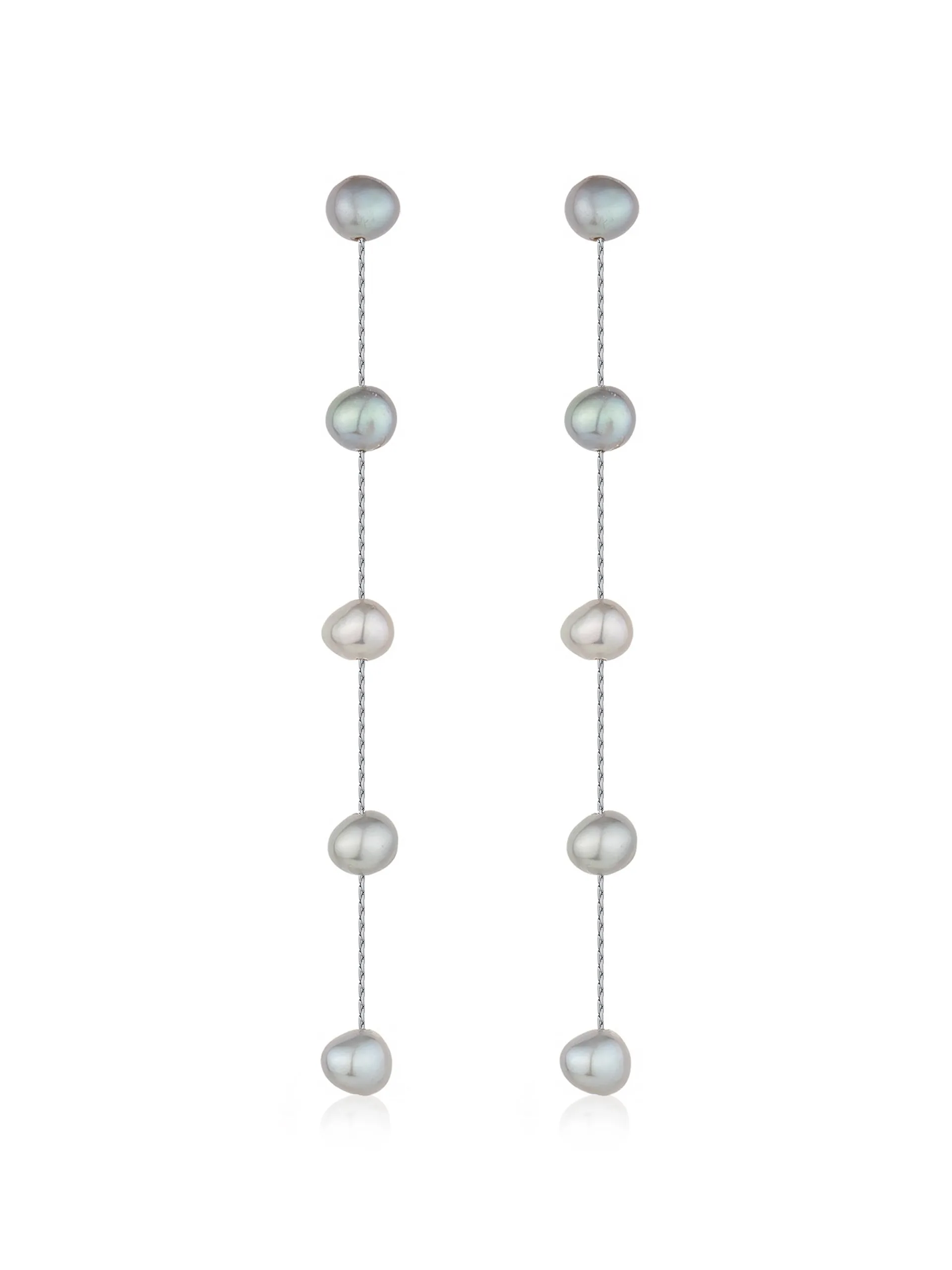 Dripping Pearl Delicate Drop Earrings