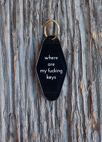 Edgy Motel Key Chains