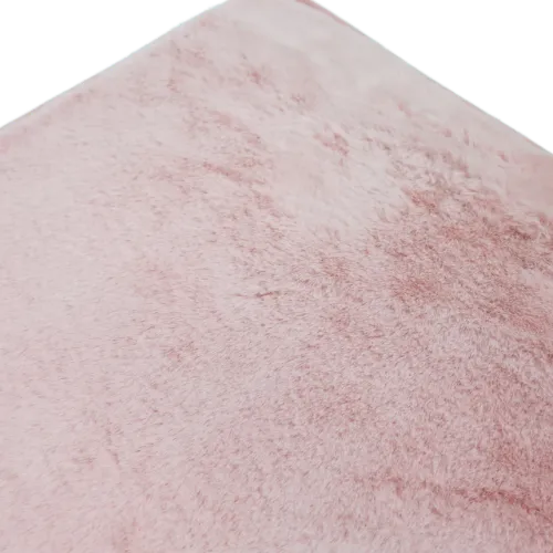 Faux Fur 40x60 Blush Pink Bathmat