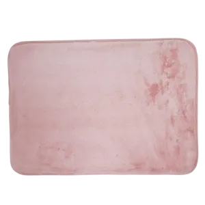 Faux Fur 40x60 Blush Pink Bathmat