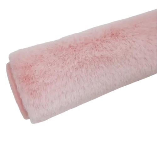 Faux Fur 40x60 Blush Pink Bathmat