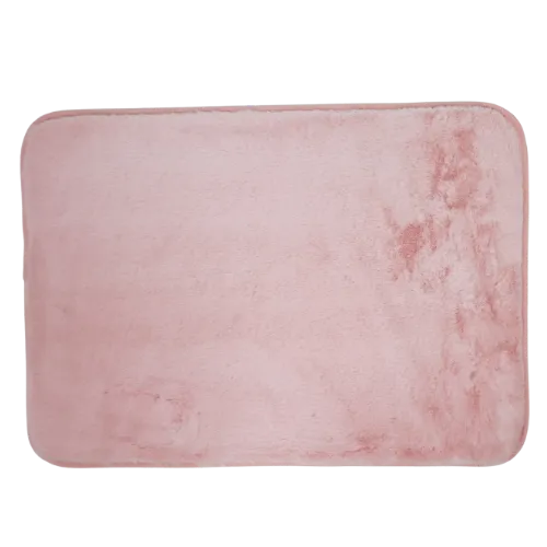 Faux Fur 40x60 Blush Pink Bathmat