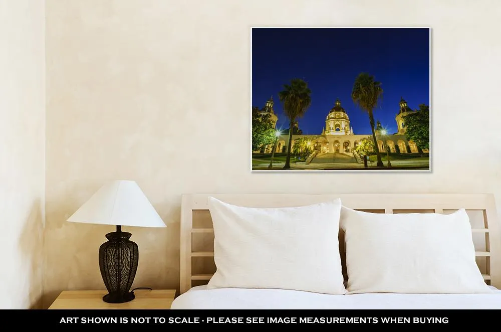 Gallery Wrapped Canvas, Beautiful Pasadencity Hall Near Los Angeles California