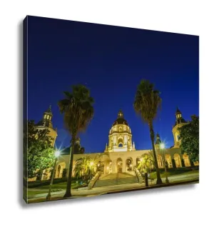 Gallery Wrapped Canvas, Beautiful Pasadencity Hall Near Los Angeles California