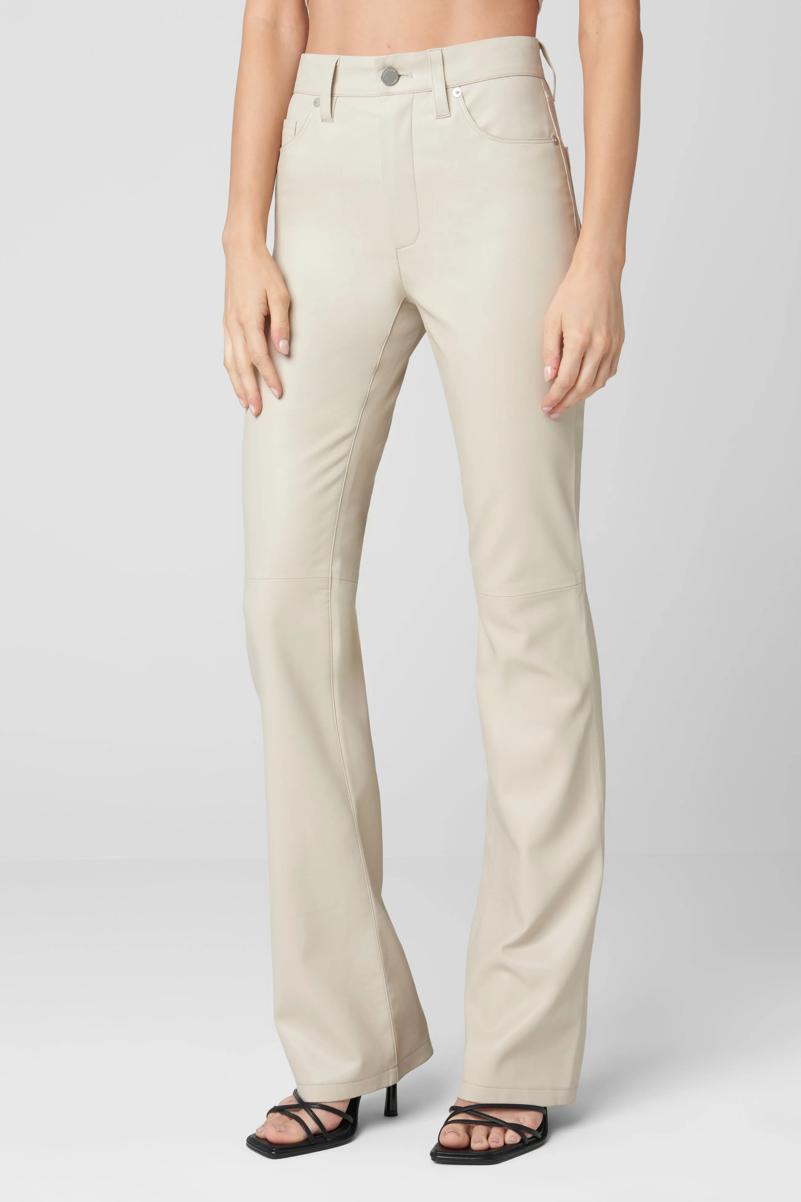 Go Blank PU Hoyt Mini Boot Cut Pant