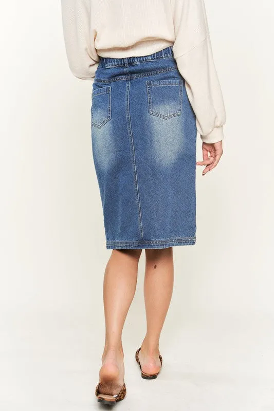 Hazel Denim Skirt