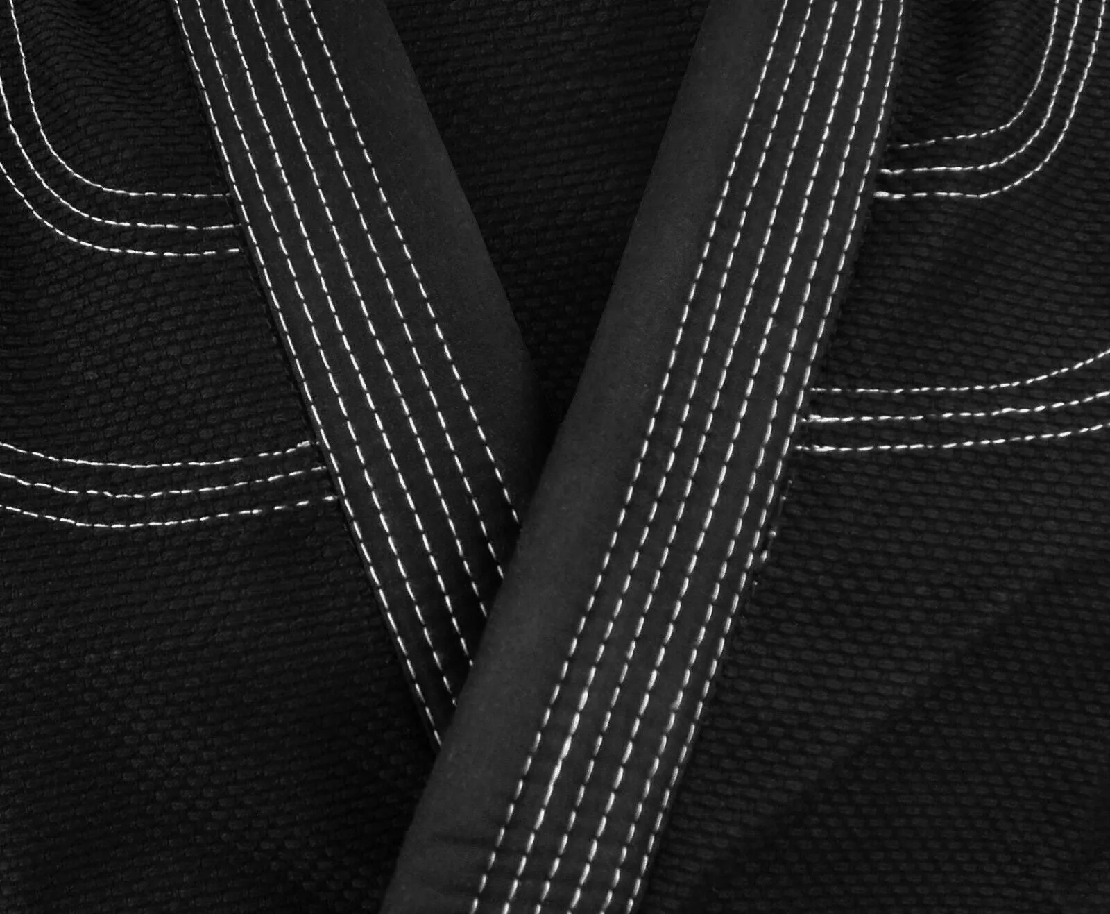 Jiu Jitsu Uniform, Single Weave, Black