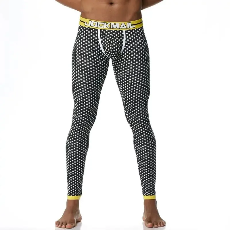 Jockmail Yellow Starry Night Long Johns