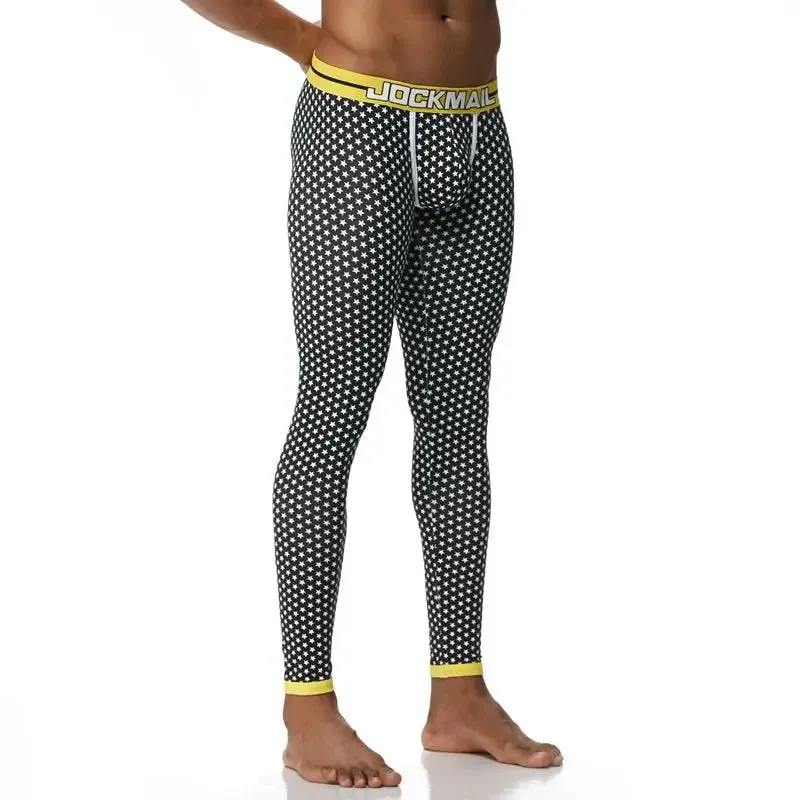 Jockmail Yellow Starry Night Long Johns