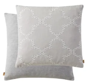 KAI Feather Filled Cushion - Silver