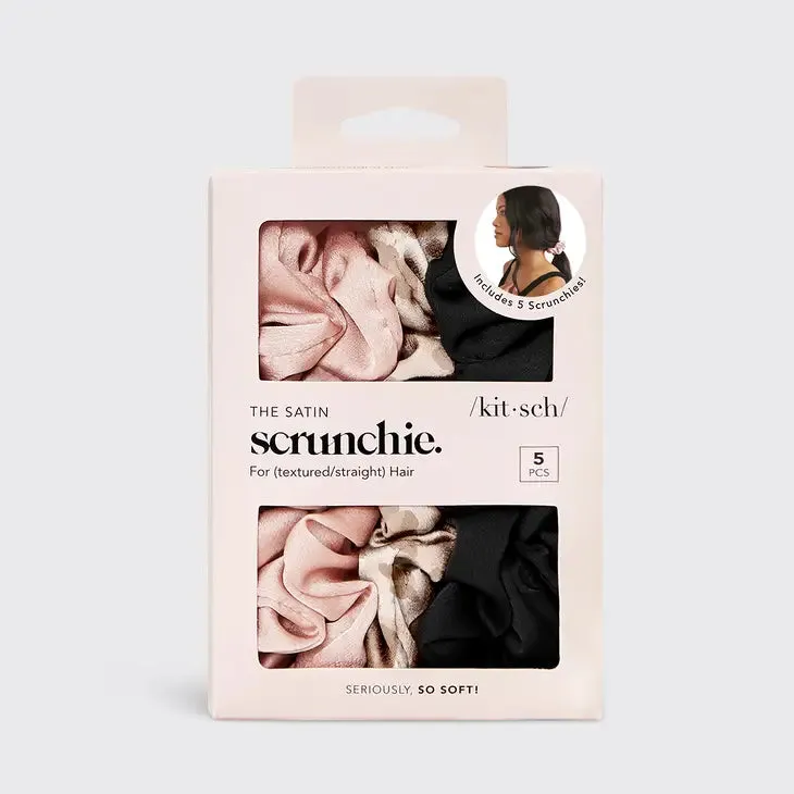 KITSCH Satin Sleep Scrunchies