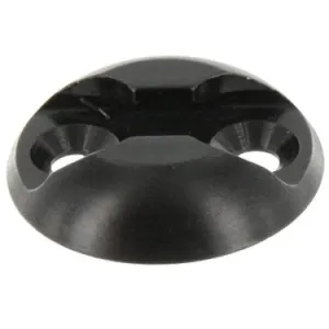 L Track Round Anchor Black Finish