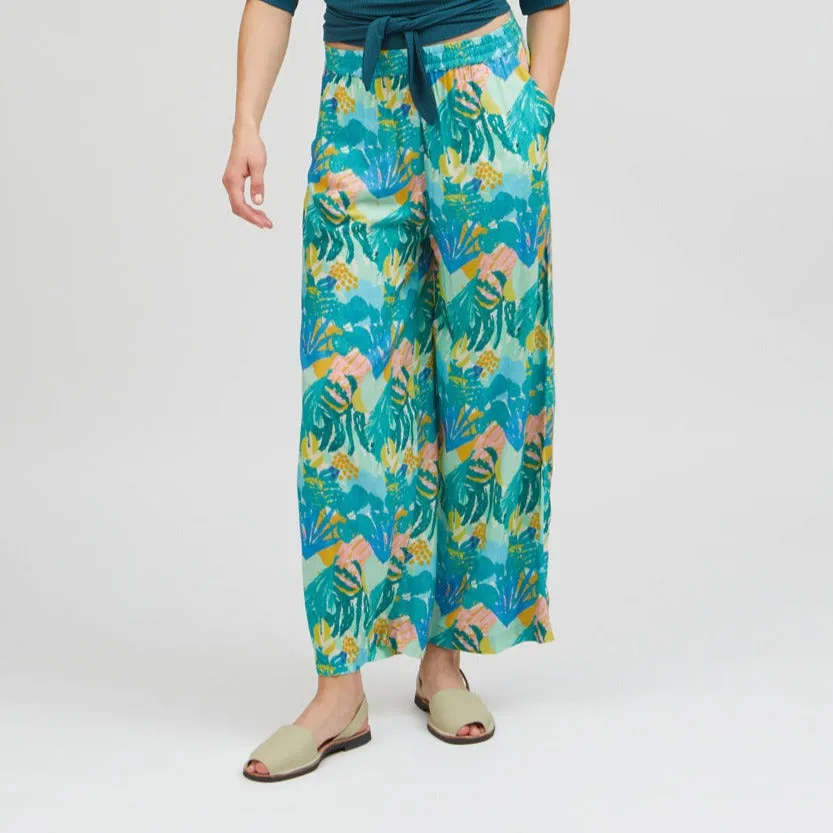 LAST ONE in XL - Mekong Pants - Botanic Print