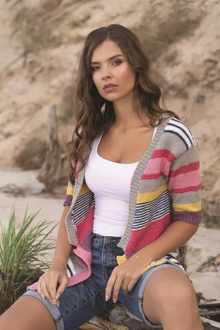 Margate Stripe Cardigan by Jody Long