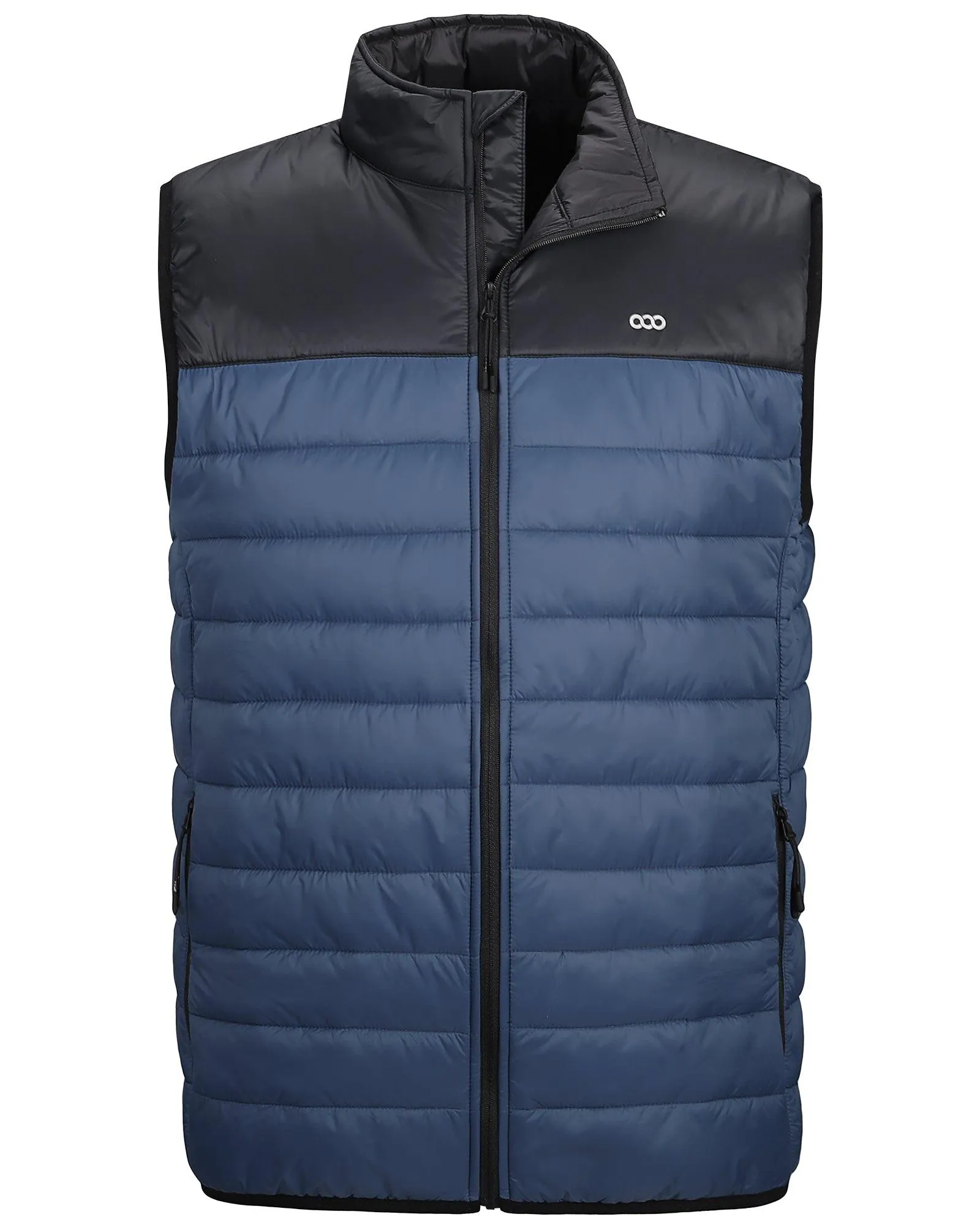 Men's 0.82 lbs Packable Weatherproof Insulated Puffer Gilet with 5 Pockets