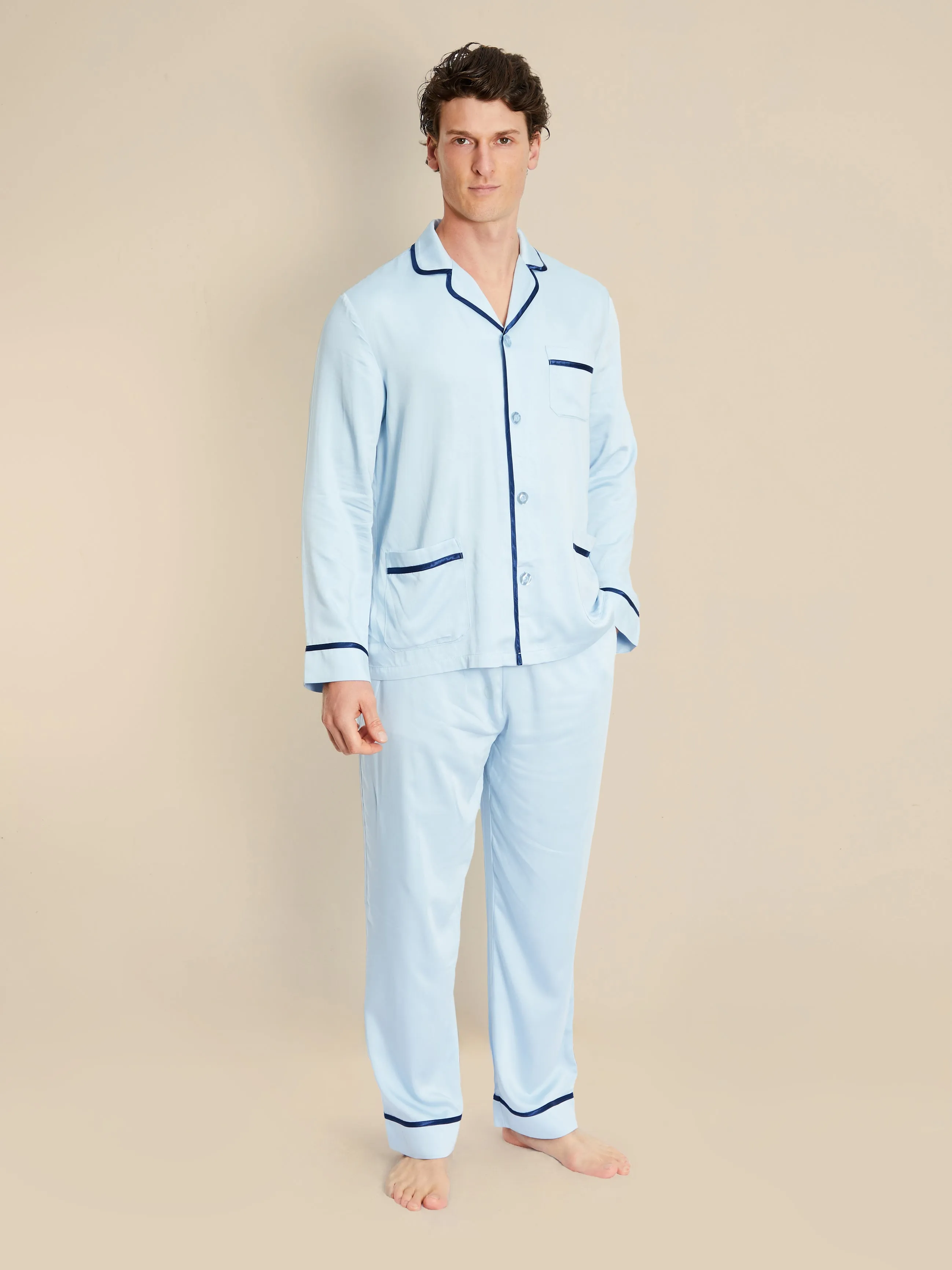 Men's Satin Pajamas - Hades