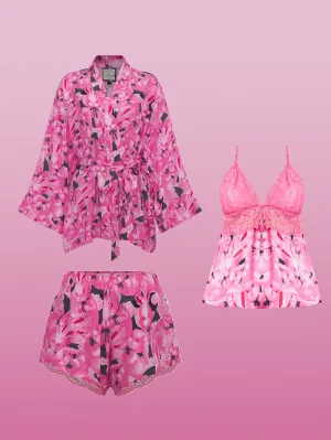 MUKZIN Fashionable Cute Pink Pajamas Set