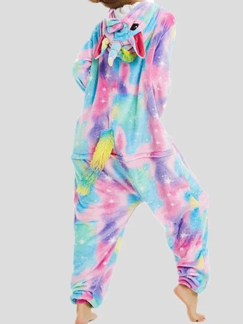 Pajamas Unicorn Cute Cartoon Animal One-Piece Pajamas for Women