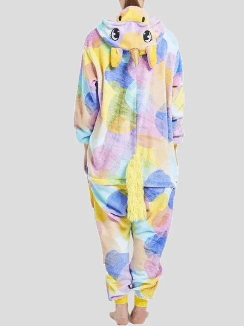 Pajamas Unicorn Cute Cartoon Animal One-Piece Pajamas for Women