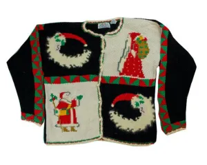 Santa Moon-Small Christmas Sweater