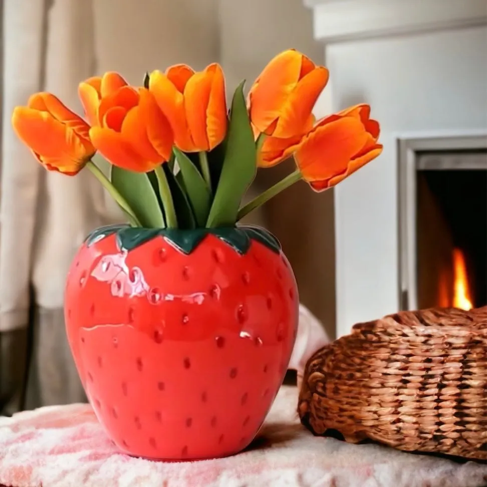 Stylish Strawberry Vase