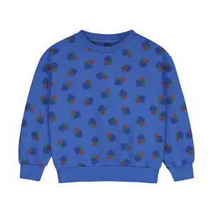 SW12-SWEATSHIRT ALLOVER MATHS -Fresh blue