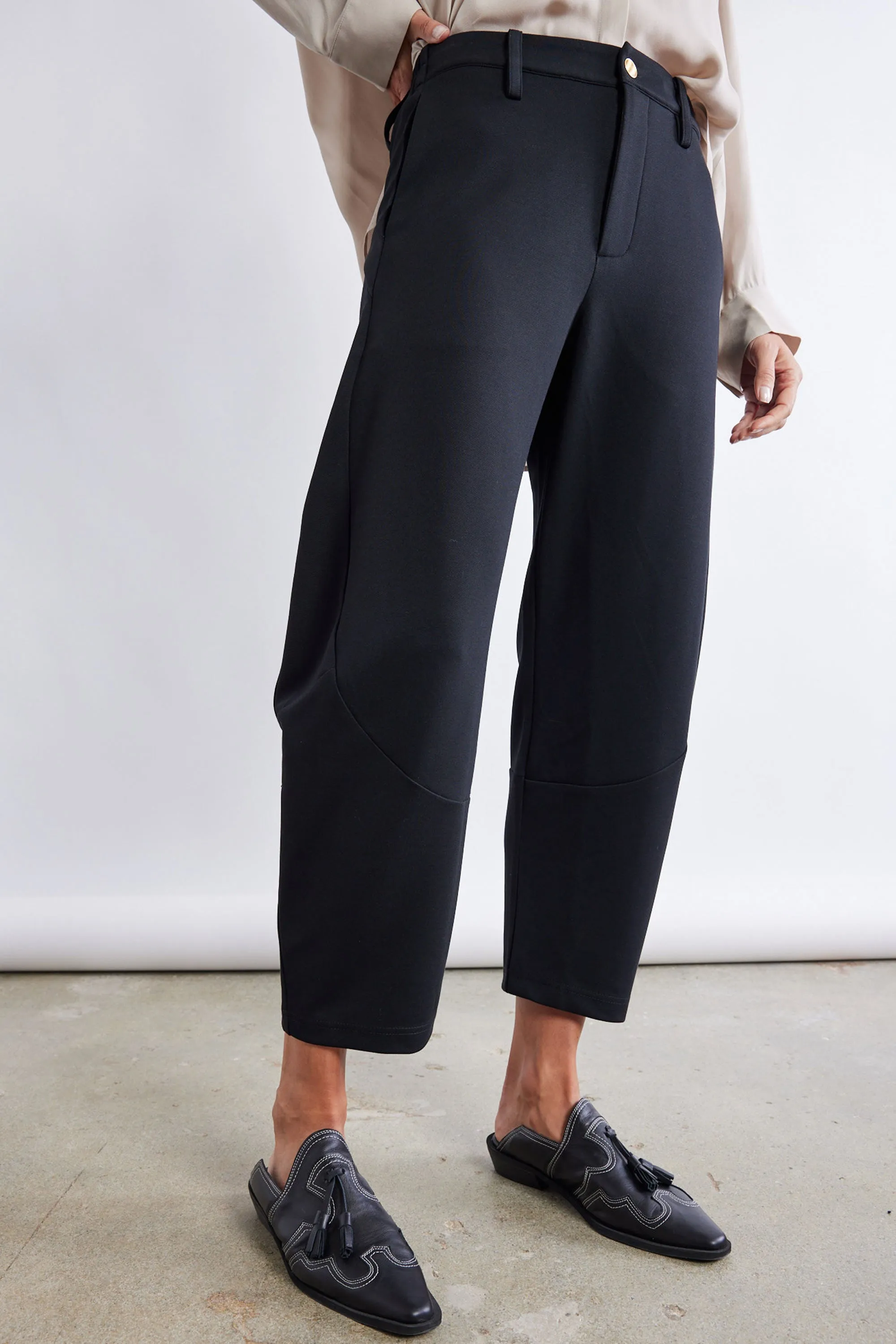 The Stretch Suit Wide-ish Pants