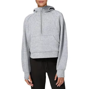 Women's Hoodies Fleece Lined Collar Pullover