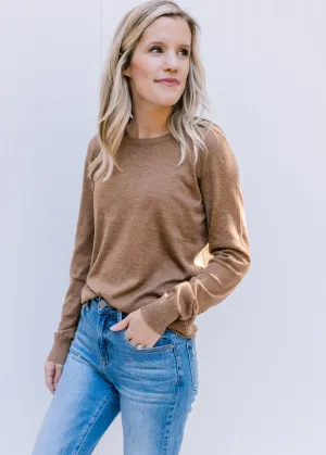 X Closet Staple Sweater in Camel